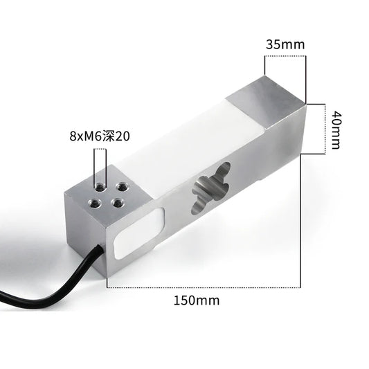 Beam Type Load Cell Scale Sensor Range 100-350KG -150mm*40mm*35mm