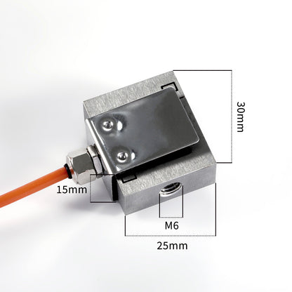 HGWS Mini S Type Load Cell Sensor, Range 5kg-50kg, 5-15V, 30mm*25mm*15mm
