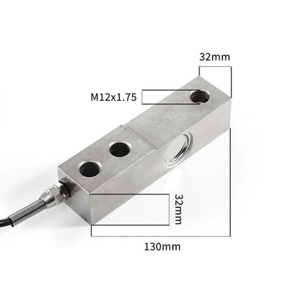 Beam Type Load Cell Sensor Range 200kg-3T - 130mm*32mm*32mm - A8X1